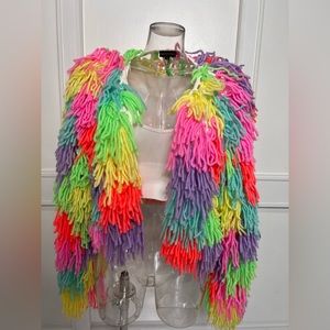 Shaggy Knit Duster Cardigan